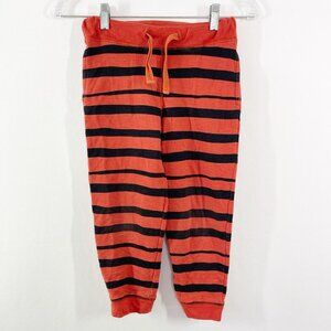 Stella McCartney Kids Pants Red & Black Striped Jogger Size 6 Years Girl Boy